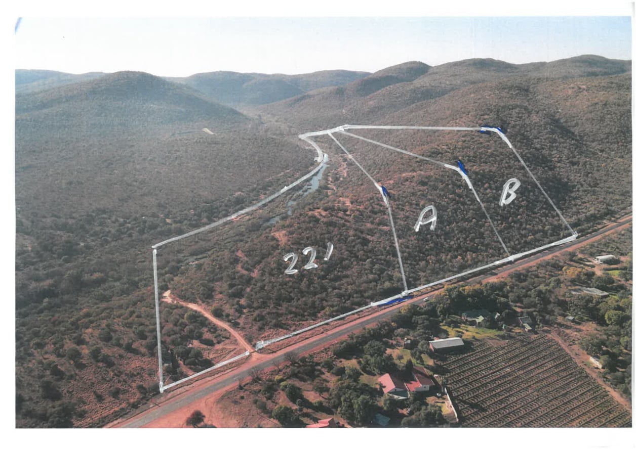 Aerial view portion 221 and 2 adjacent available properties A & B view 2